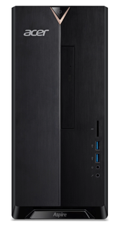 Компьютер Acer Aspire TC-391 MT DG.E2BER.006 Ryzen 3 4300G/8GB/512GB SSD/GTX1650 4GB/CR/GbitEth/noOS/черный