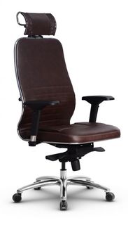 Кресло офисное Metta Samurai KL-3.04 MPES Цвет: Темно-коричневый. Метта