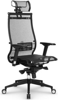 Кресло офисное Metta Samurai Black Edition чёрное Метта