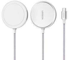 Зарядное устройство беспроводное UGREEN CD284 80661 15W, для устройств iOS, белое