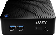 Неттоп MSI Cubi N JSL-043BRU slim 936-B0A111-043 N6000/UHD Graphics/GbitEth/WiFi/BT/noOS/черный