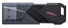 Накопитель USB 3.2 128GB Kingston DataTraveler Exodia Onyx DTXON/128GB Gen 1, матовый чёрный корпус