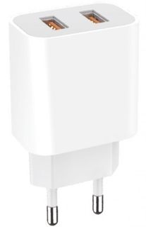 Зарядное устройство сетевое GoPower GP2U 00-00018570 2USB 2.4A 12W белый