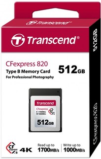 Карта памяти 512GB Transcend CFE820 CFExpress Card, TLC