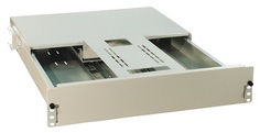 Полка выдвижная AESP REC-SVMT-GY для LCD-мониторов 17", для шкафов глубиной 800 и 1000 мм, серая