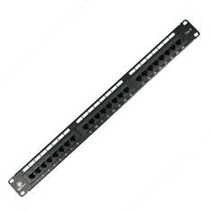 Патч-панель BNH B100.1-24-6-UNB 19", 1U, Cat 6, 24 порта RJ45 (8p8c), неэкранированная, 110 IDC