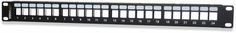 Патч-панель AESP 24U-HDMMP наборная, 19", 1U, под 24 экран./неэкран. модуля Keystone Jack