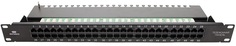Патч-панель Datarex DR-4071 телефонная, 19", 1U, Cat 3, 50 портов RJ45 (8p4c), неэкранированная, 110 IDC