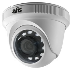 Видеокамера ATIS AMH-EM12-3.6 2Мп уличная купольная MHD с подсветкой до 20м; объектив 3.6мм