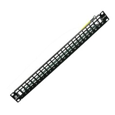 Патч-панель BNH B102.1-24-0-STP-UNB наборная, 19", 1U, под 24 экран./неэкран. модуля Keystone Jack