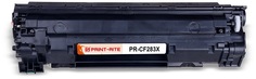 Картридж Print-Rite PR-CF283X CF283X черный (2400стр.) для HP LJ Pro M225dn/M201/M202