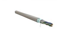 Кабель витая пара F/UTP 5e кат. 4 пары WRLine WR-FTP-4P-C5E-LSZH-GY экранированная (0,50 мм), одножильный, внутренний, LSZH, нг(A)-HF, серый, 305 м