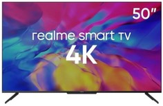 Телевизор Realme TV 50 4K черный, 3840x2160, Android 10.0, Smart TV