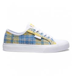 Скейтовые Кеды DC SHOES Manual White/Plaid