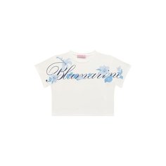 Хлопковая футболка Blumarine