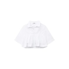 Хлопковая блузка MSGM kids