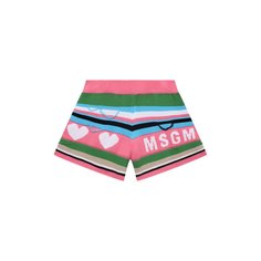 Хлопковые шорты MSGM kids