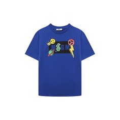 Хлопковая футболка MSGM kids