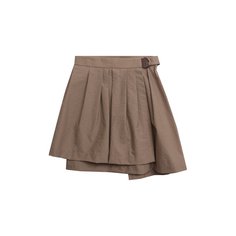 Хлопковая юбка Brunello Cucinelli