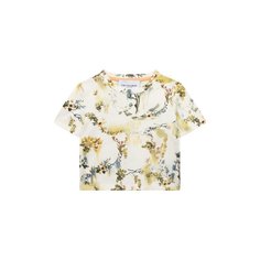 Хлопковая футболка Trussardi junior