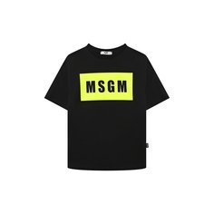 Хлопковая футболка MSGM kids