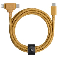 Кабель Native Union USB-C / USB-C + Lighting, 1,8м, крафт