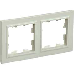 Двухместная рамка IEK