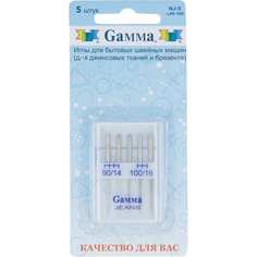 Иглы для бытовых швейных машин для джинсы Gamma Гамма