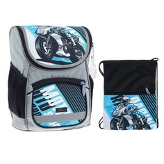 Ранец школьный стандарт, 36 х 26 х 16 см, + мешок для обуви, сalligrata п Calligrata