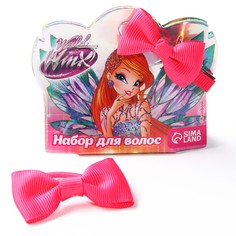 Набор для волос резинка и заколка Winx