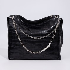 Сумка-мешок на молнии, цвет чёрный NO Brand