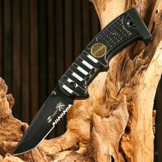 Складной нож stinger с клипом, 90 мм, рукоять: сталь, алюминий, пластик, коробка картон NO Brand