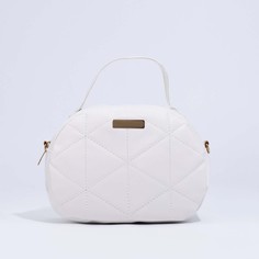 Сумка кросс-боди на молнии, цвет белый NO Brand