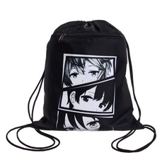 Мешок для обуви с карманом 420 х 340 мм, calligrata мсо-7с, (мягкий полиэстер, плотность 210d),