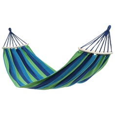 Гамак 200 х 80 см, дерево, цвет синий/зелёный Maclay