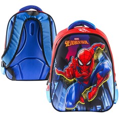 Рюкзак школьный, 39 см х 30 см х 14 см, человек-паук Marvel