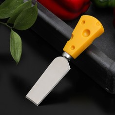 Нож для сыра доляна cheese, 19 см, цвет жёлтый