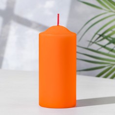 Свеча-столбик ароматизированная,12х5,6 см, дыня NO Brand