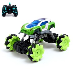 Джип радиоуправляемый drift, 4wd, дрифт, работает от аккумулятора, цвет зелёный Автоград