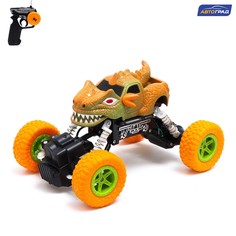 Джип радиоуправляемый dino, работает от аккумулятора, цвет жёлтый Автоград