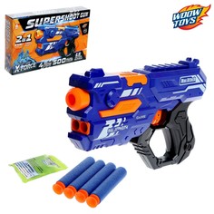 Бластер supershoot gun, стреляет мягкими пулями Woow Toys