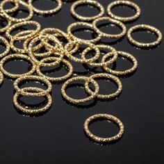 Кольцо соединительное (разъёмное) из нержавеющей стали, 1,8*1,8см, цвет золото NO Brand