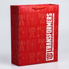 Пакет ламинат вертикальный , 31х40х11 см, transformers Hasbro