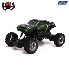 Джип радиоуправляемый monster, 1:18, световые и звуковые эффекты, работает от аккумулятора, цвет зелёный Автоград