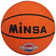 Мяч баскетбольный, пвх, клееный, 8 панелей, размер 7 Minsa