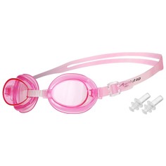 Очки для плавания, детские + беруши, цвет розовый Onlytop