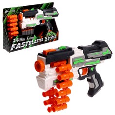 Бластер fast blaster, стреляет мягкими пулями Woow Toys