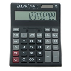 Калькулятор настольный, 12 - разрядный, cl - 2012, двойное питание NO Brand