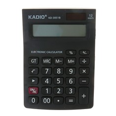 Калькулятор настольный, 12-разрядный, 3851b, двойное питание NO Brand
