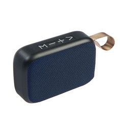 Портативная колонка luazon lab-39, 3 вт, 400 мач, soft touch, синяя